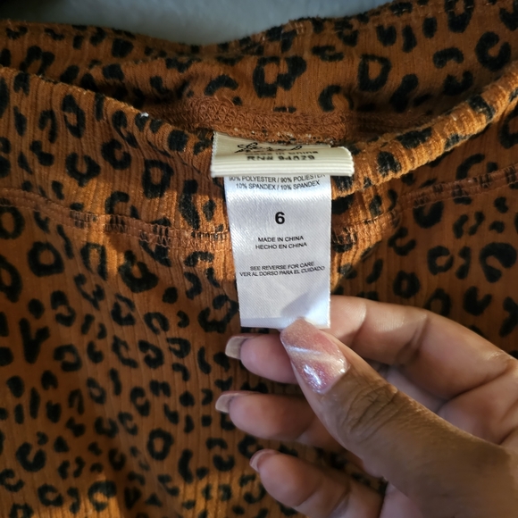 Derek Heart Black and Brown Matching Pajama Set - Picture 8 of 10